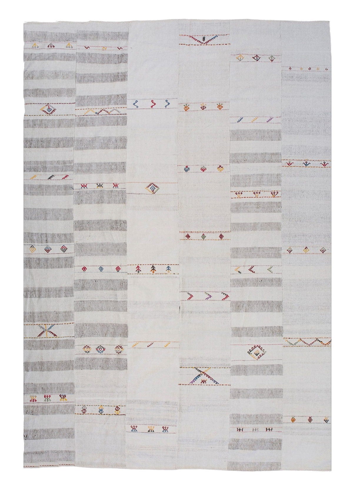 Striped Kilim Rug, 174 x 280 cm, 5'8" x 9'2"