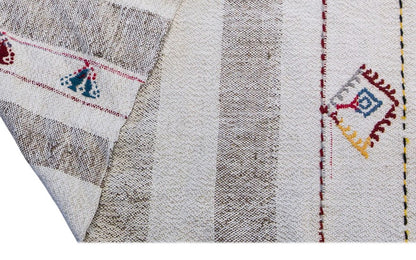 Striped Kilim Rug, 174 x 280 cm, 5'8" x 9'2"