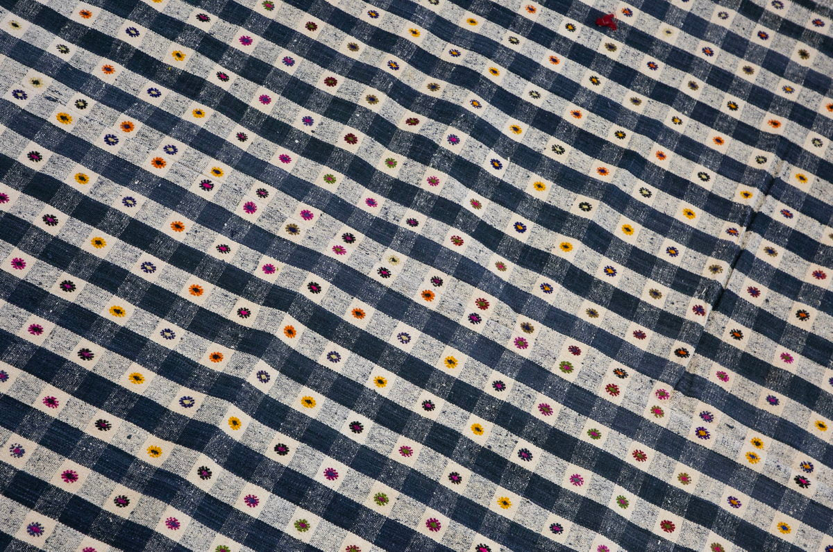 Striped Kilim Rug 208x310 cm (6'10"x10'2")