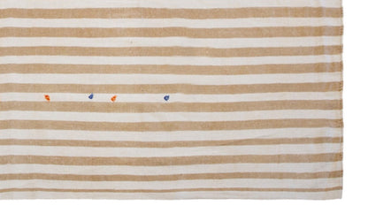 Striped Turkish Kilim Rug, 186x280 cm,  6'1 x 9'2 ft