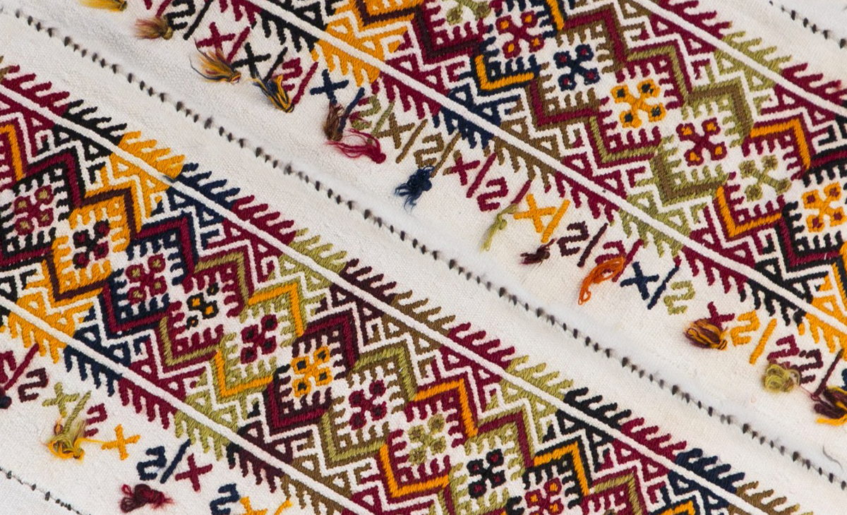 Striped Turkish Kilim Rug 127x215 cm, 4'2 x 7'1