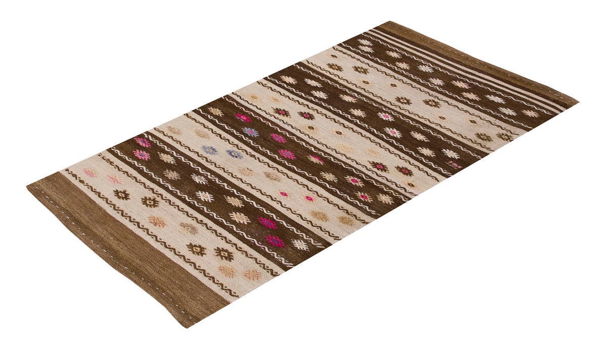 The Rug of the Mountain Nomads 2.02 x 4.2 feet,  61 x 127 cm