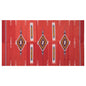 Tribal diamond kilim, 5x13 ft kilim, 160x385 cm kilim