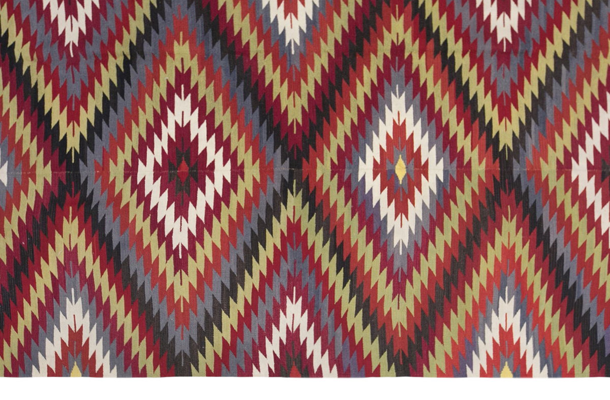 Tribal turkish kilim, 7x11 ft kilim, 220x350 cm