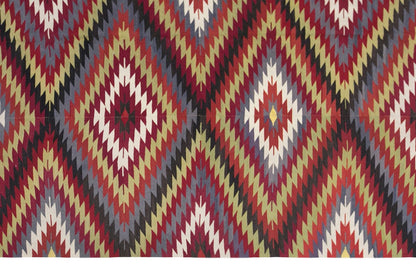 Tribal turkish kilim, 7x11 ft kilim, 220x350 cm