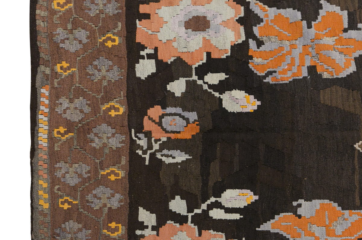 Turkish Bardız Kilim, 182 x 403 cm / 6 x 13'3 feet