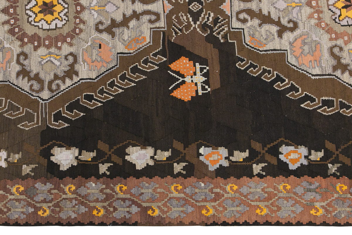 Turkish Bardız Kilim, 182 x 403 cm / 6 x 13'3 feet