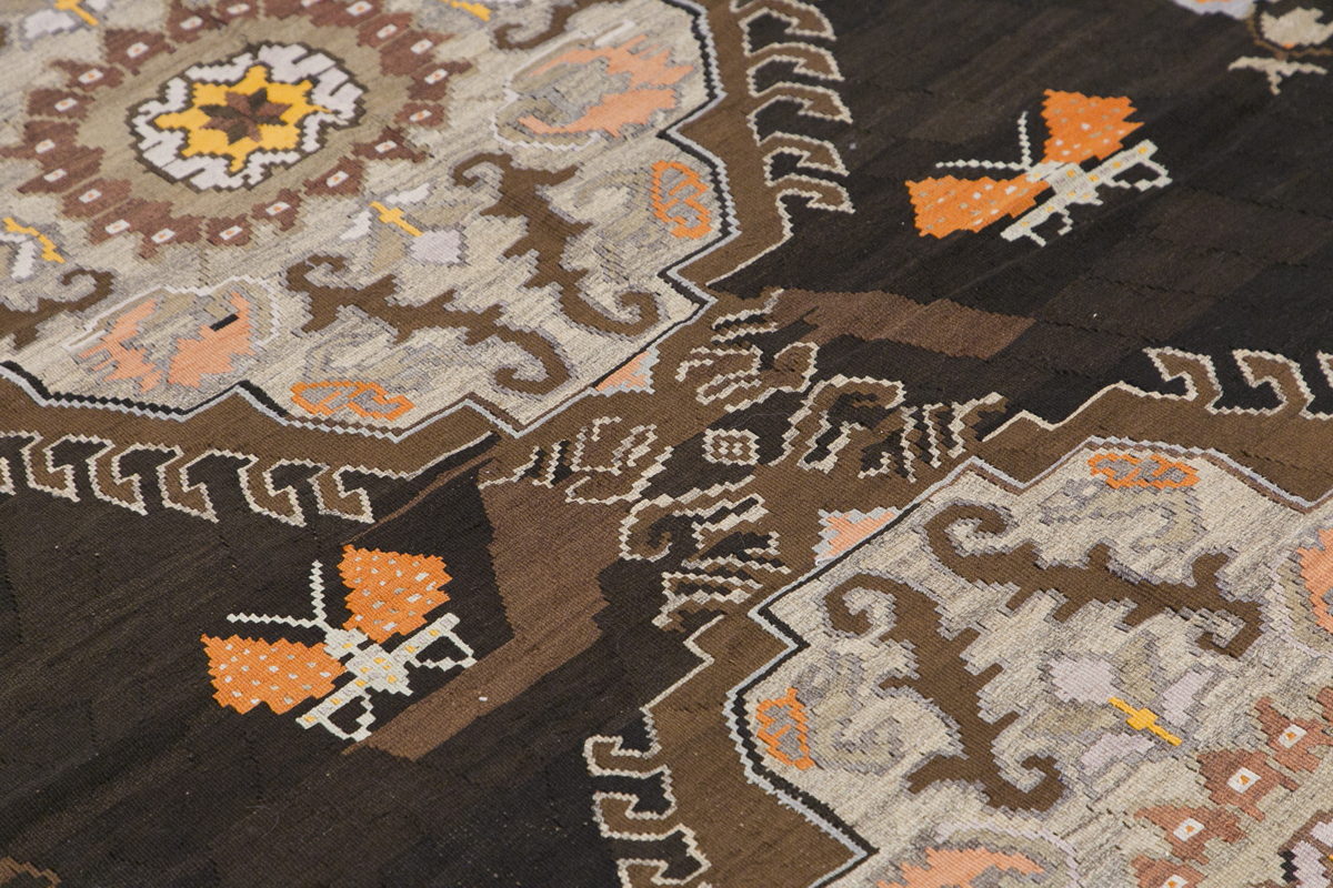 Turkish Bardız Kilim, 182 x 403 cm / 6 x 13'3 feet