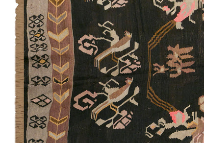 Turkish Bardız Kilim, 200 x 430 cm / 6'7 x 14'1 feet