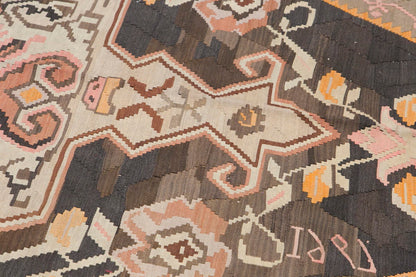 Turkish Bardız Kilim, 208 x 387 cm / 7 x 12'8 feet