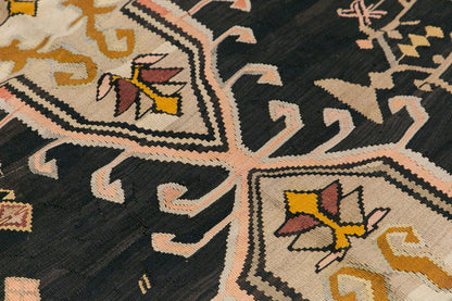 Turkish Bardız Kilim, 208 x 430 cm / 7 x 14'1 feet