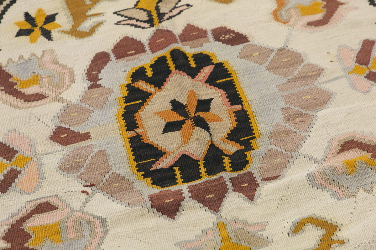 Turkish Bardız Kilim, 208 x 430 cm / 7 x 14'1 feet