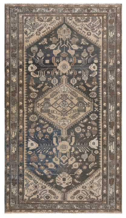 Turkish Handmade Rug  105 x 185 cm (3.4 x 6.1 ft)