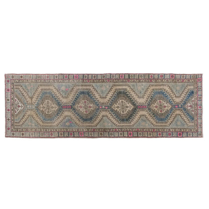 Turkish Handmade Runner Rug - 96x272 cm / 3.1×8.9 feet