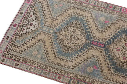 Turkish Handmade Runner Rug - 96x272 cm / 3.1×8.9 feet