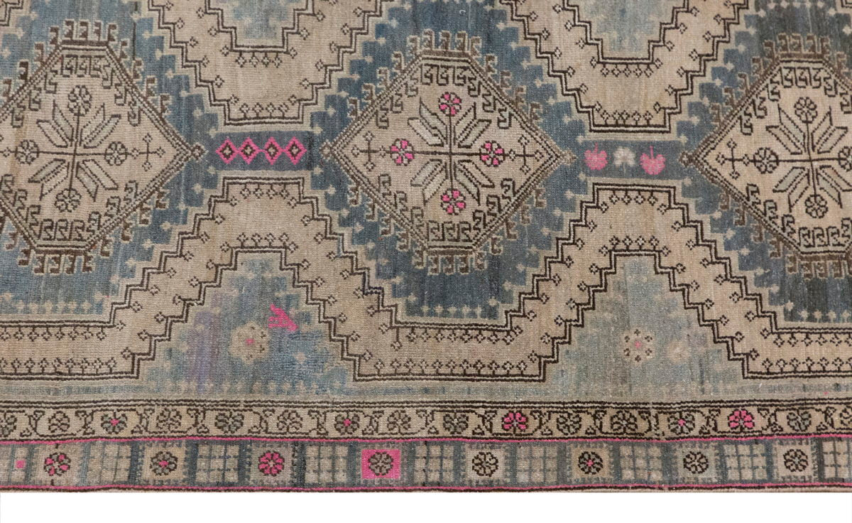 Turkish Handmade Runner Rug - 96x272 cm / 3.1×8.9 feet