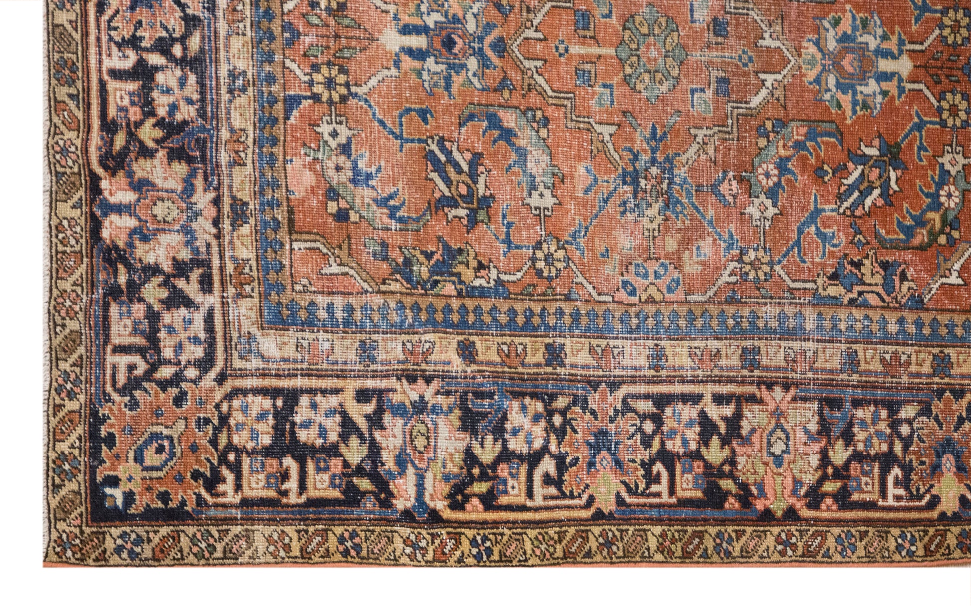 Turkish Heriz Rug | 220x295 cm (7.2x9.7 ft)