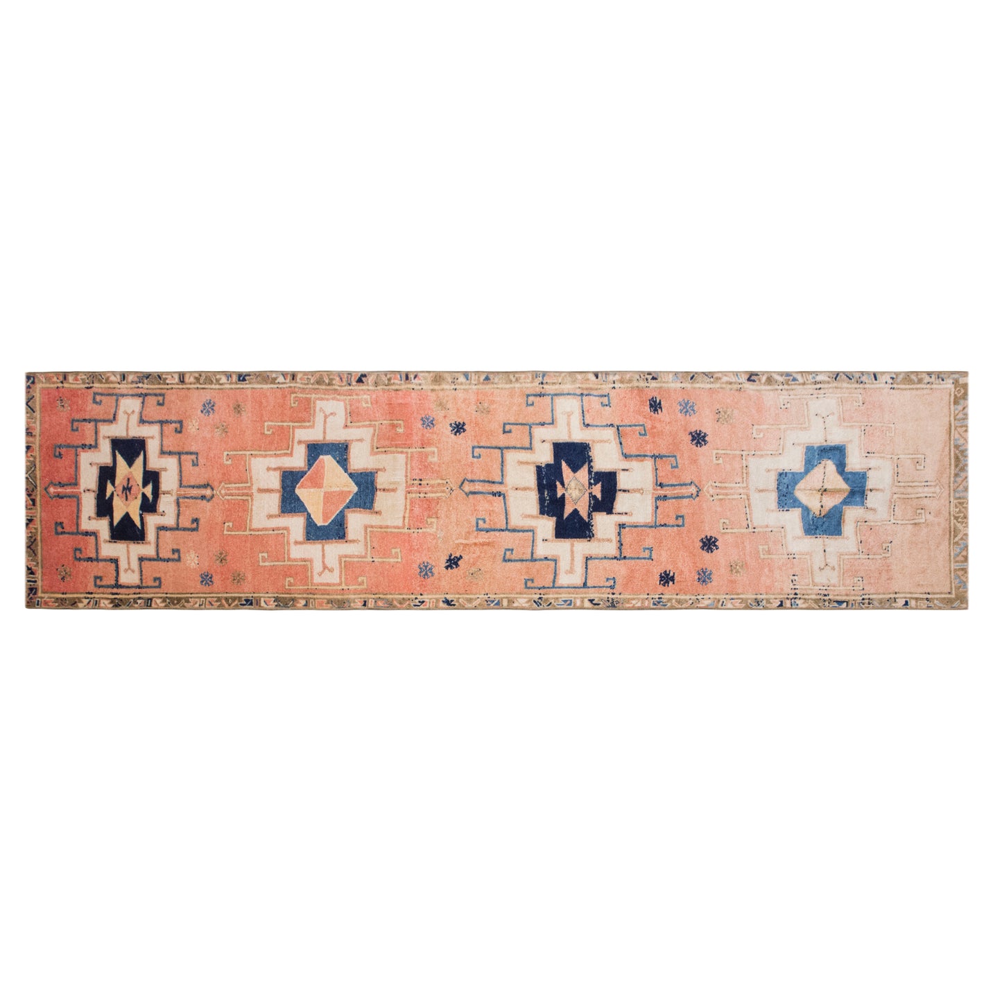 Turkish Kars Runner Rug 110x415 cm – 4.5x13.6 ft