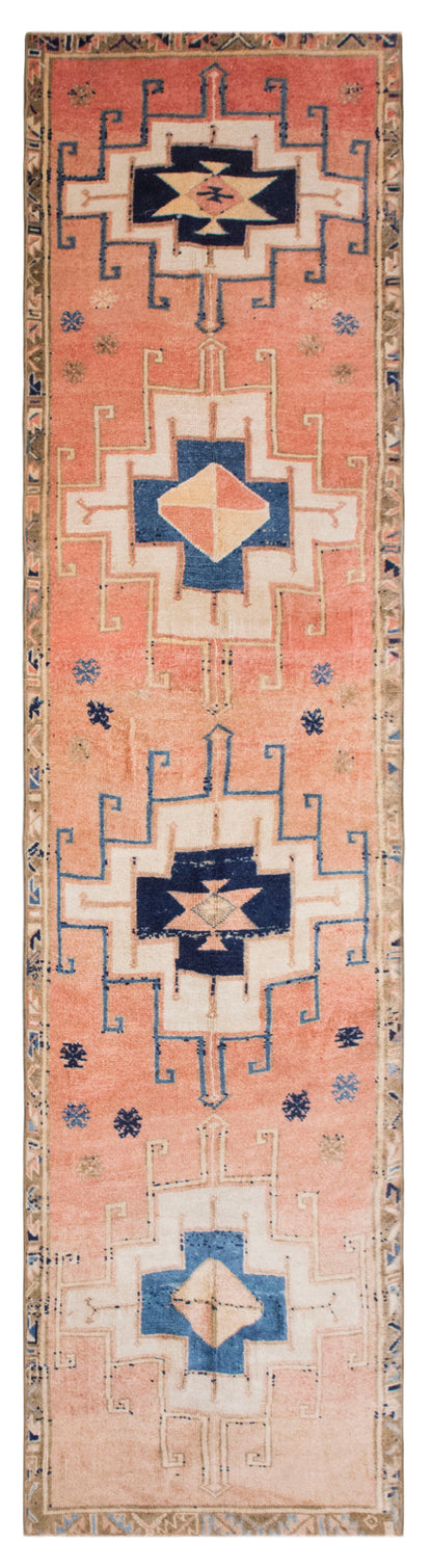 Turkish Kars Runner Rug 110x415 cm – 4.5x13.6 ft