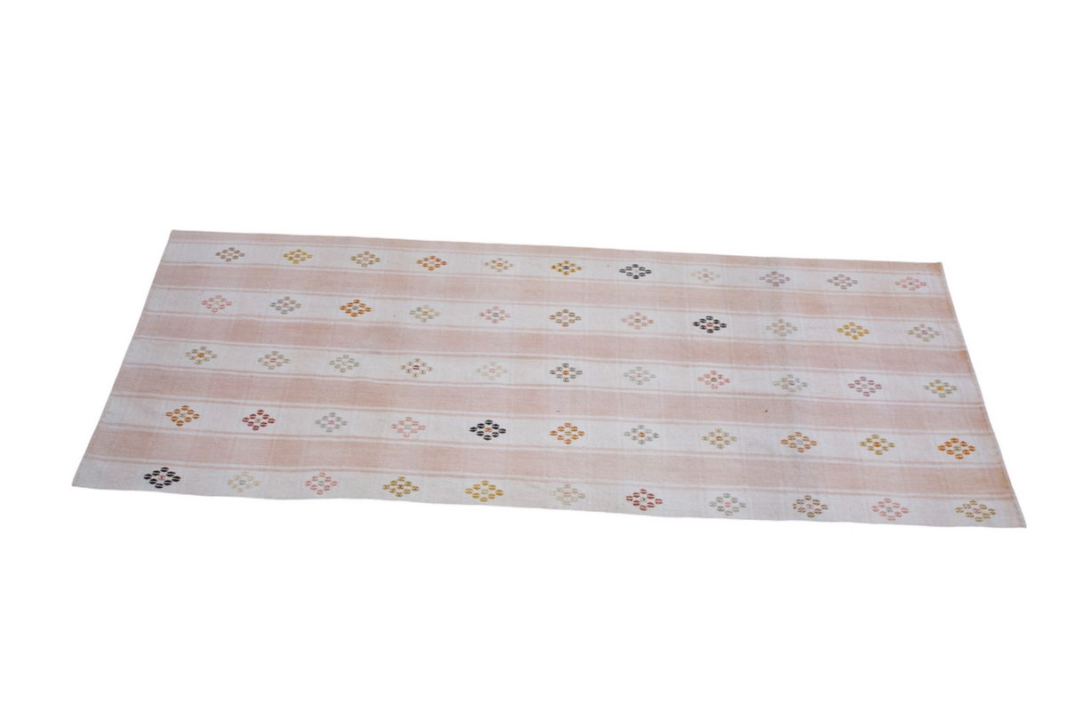 Turkish Kilim Rug 103x277 cm (3'4" x 9'1")