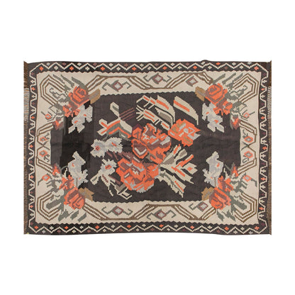 Turkish Moldovian Kilim, 158 x 235 cm / 5'2 x 7'9 feet