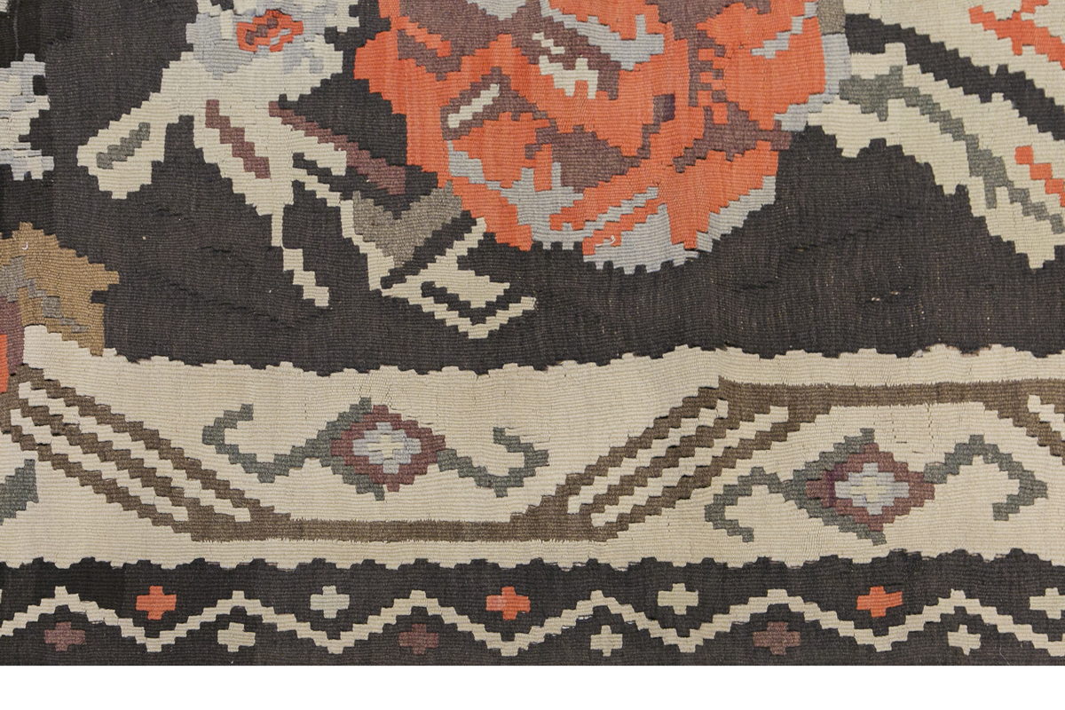 Turkish Moldovian Kilim, 158 x 235 cm / 5'2 x 7'9 feet