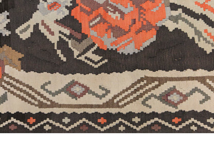 Turkish Moldovian Kilim, 158 x 235 cm / 5'2 x 7'9 feet