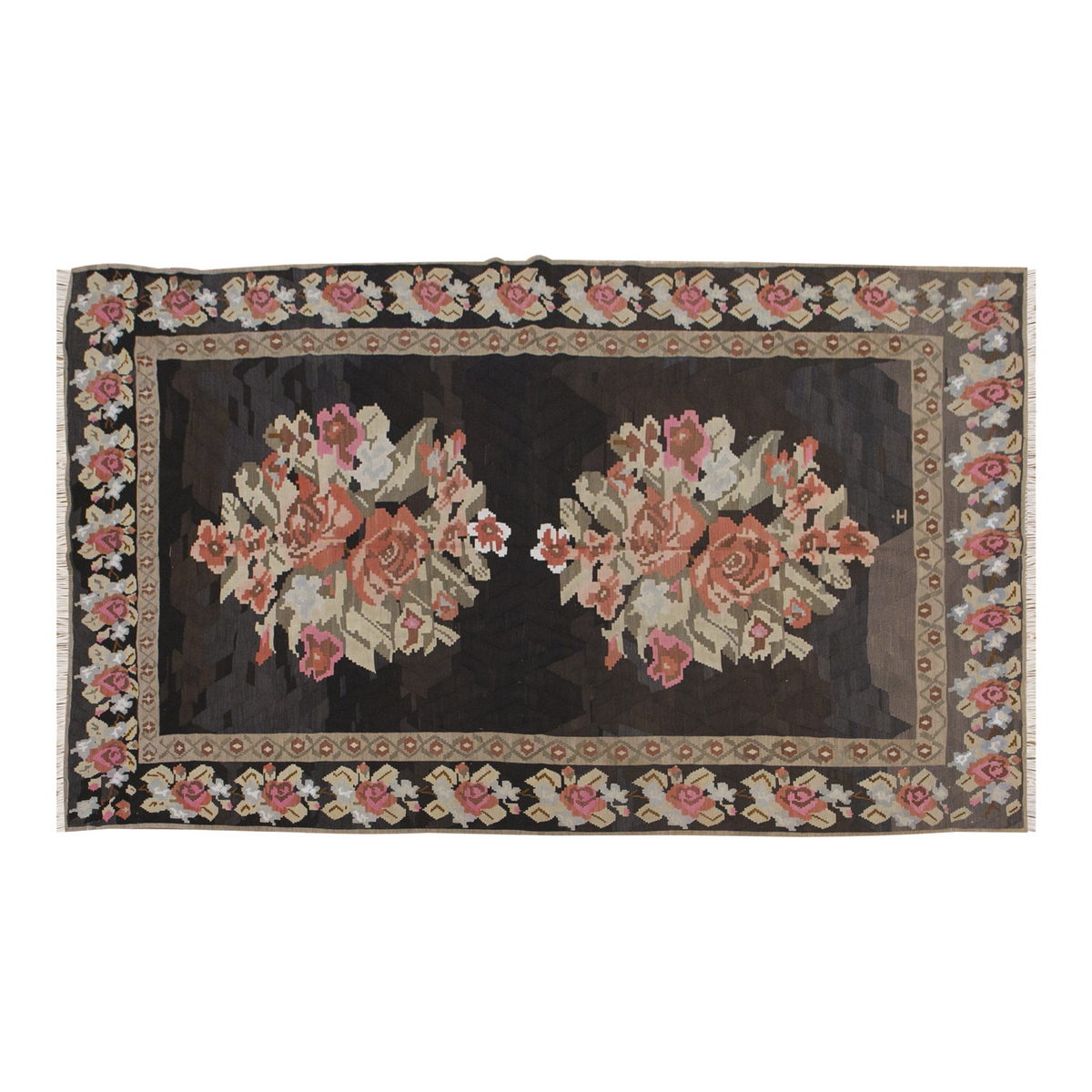 Turkish Moldovian Kilim, 186 x 325 cm / 6'1 x 10'8 feet