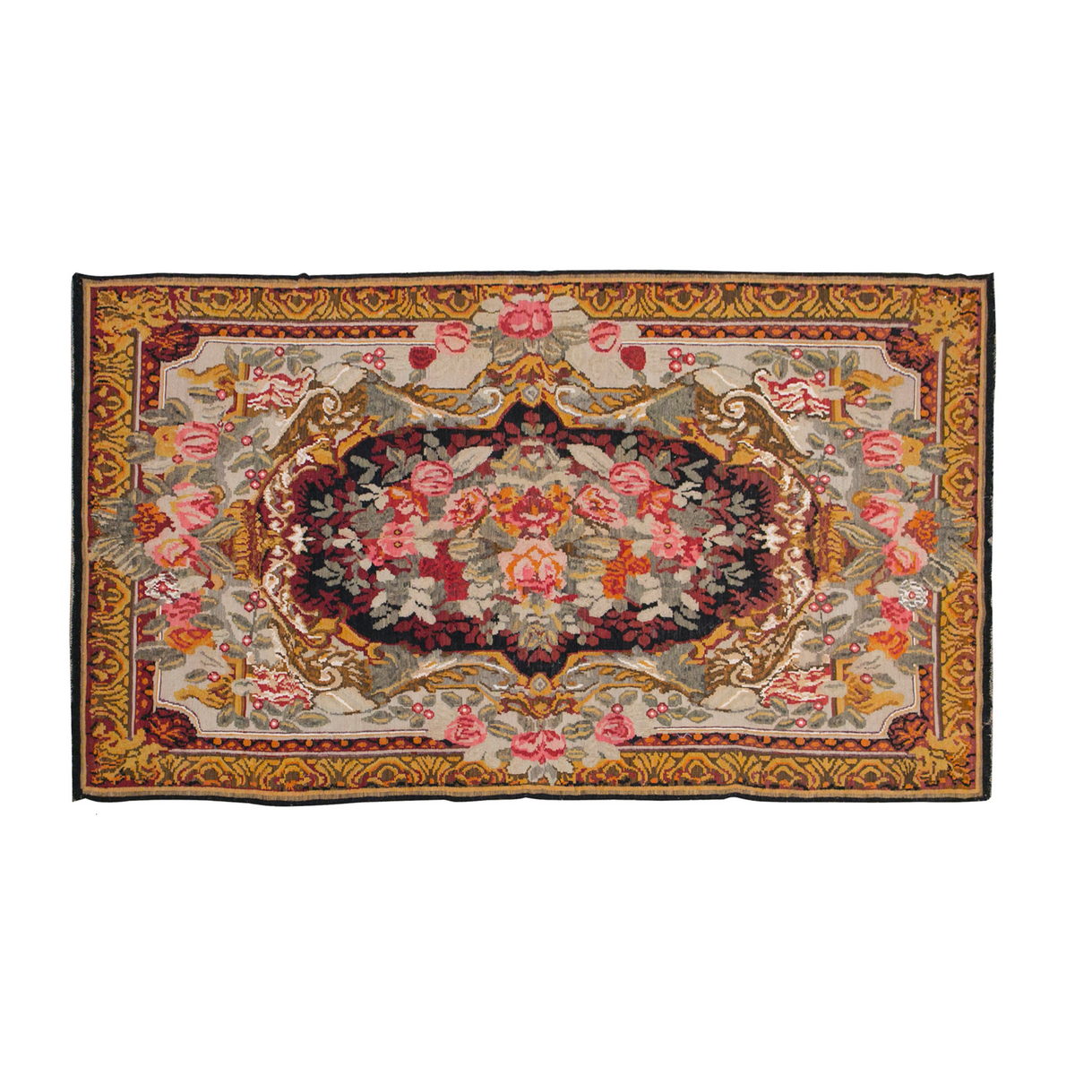 Turkish Moldovian Kilim, 186 x 370 cm / 6'1 x 12'2 feet