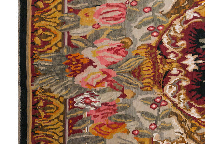 Turkish Moldovian Kilim, 186 x 370 cm / 6'1 x 12'2 feet