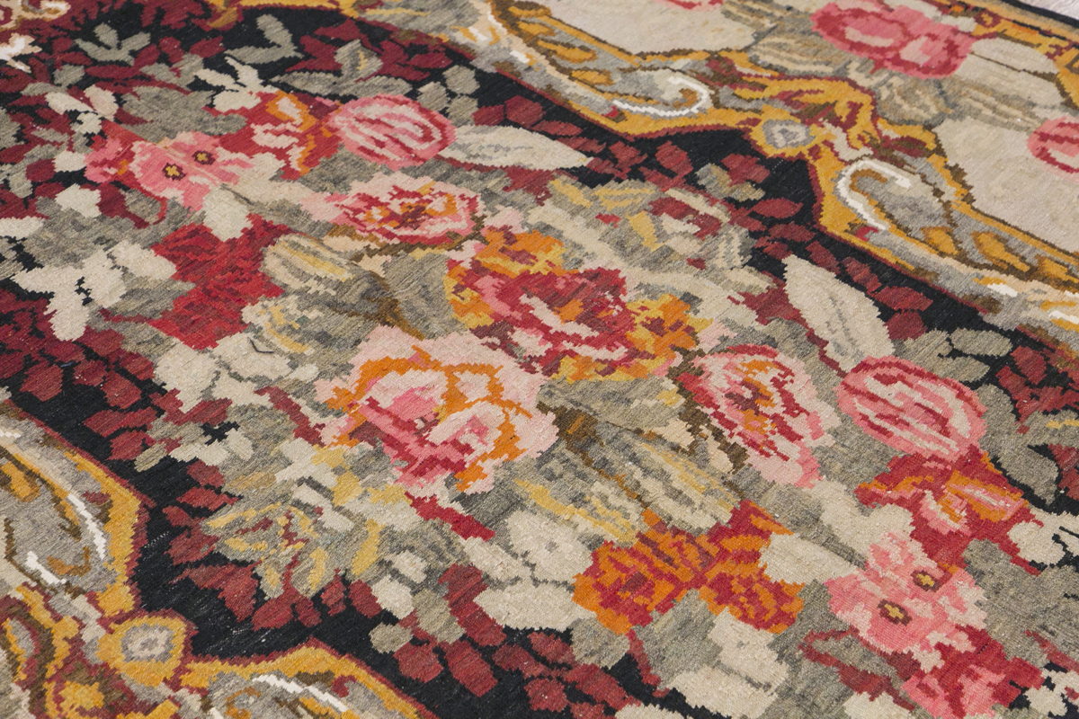 Turkish Moldovian Kilim, 186 x 370 cm / 6'1 x 12'2 feet