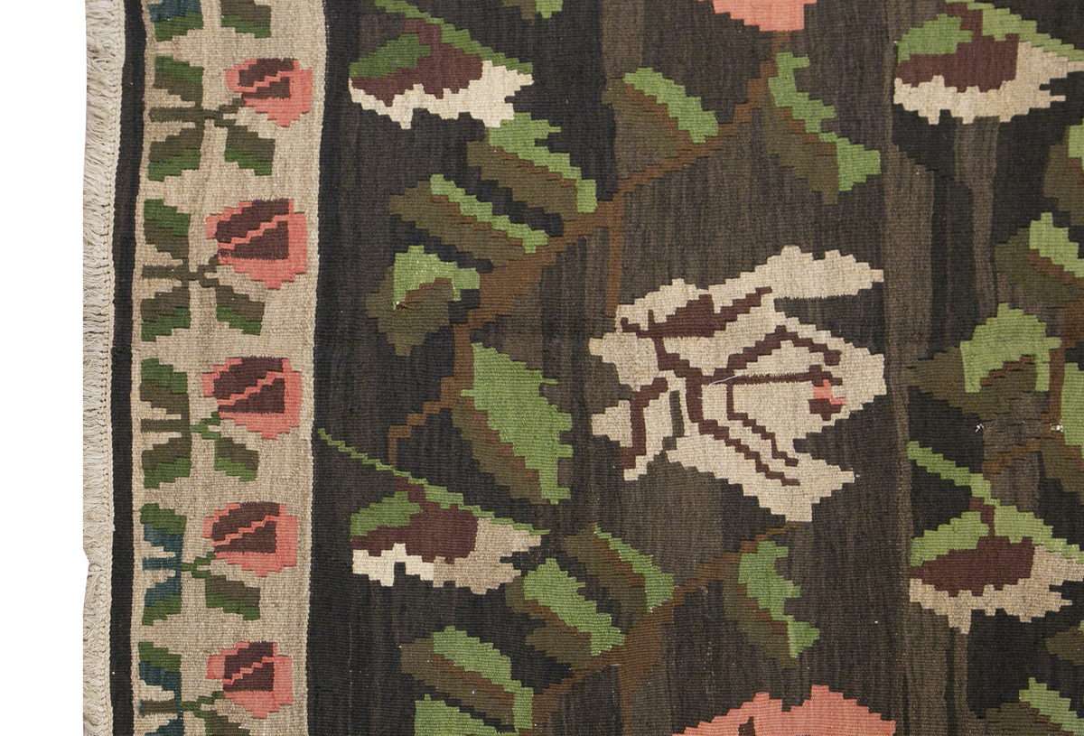Turkish Moldovian Kilim, 187 x 293 cm / 6'2 x 9'7 feet