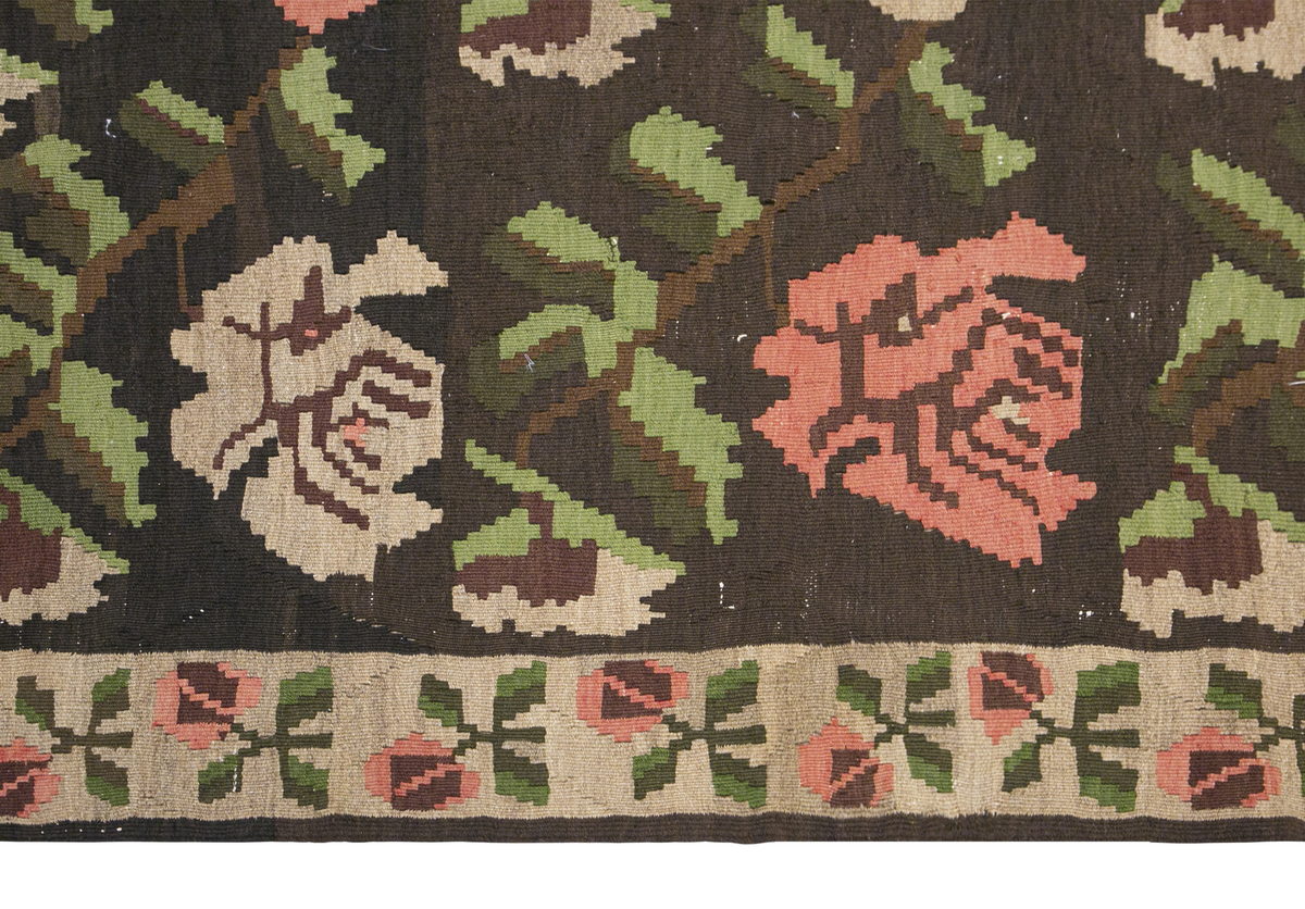 Turkish Moldovian Kilim, 187 x 293 cm / 6'2 x 9'7 feet