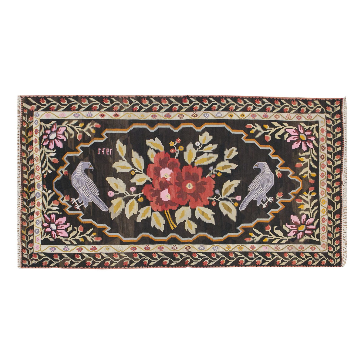 Turkish Moldovian Kilim, 190 x 380 cm / 6'3 x 12'6 feet
