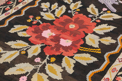 Turkish Moldovian Kilim, 190 x 380 cm / 6'3 x 12'6 feet