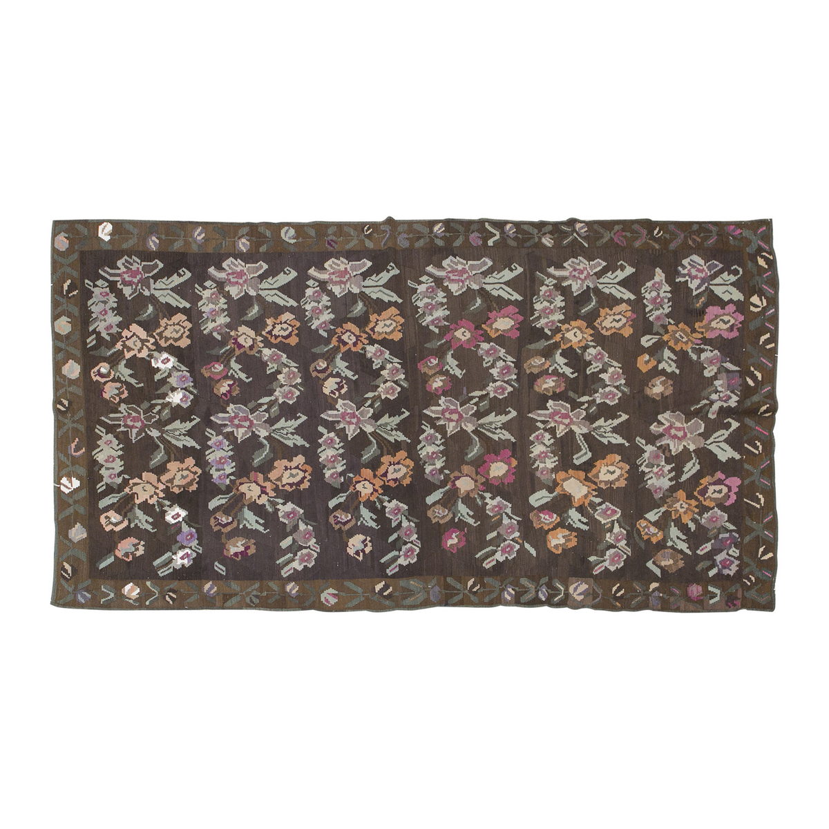 Turkish Moldovian Kilim, 190 x 400 cm / 6'3 x 13'1