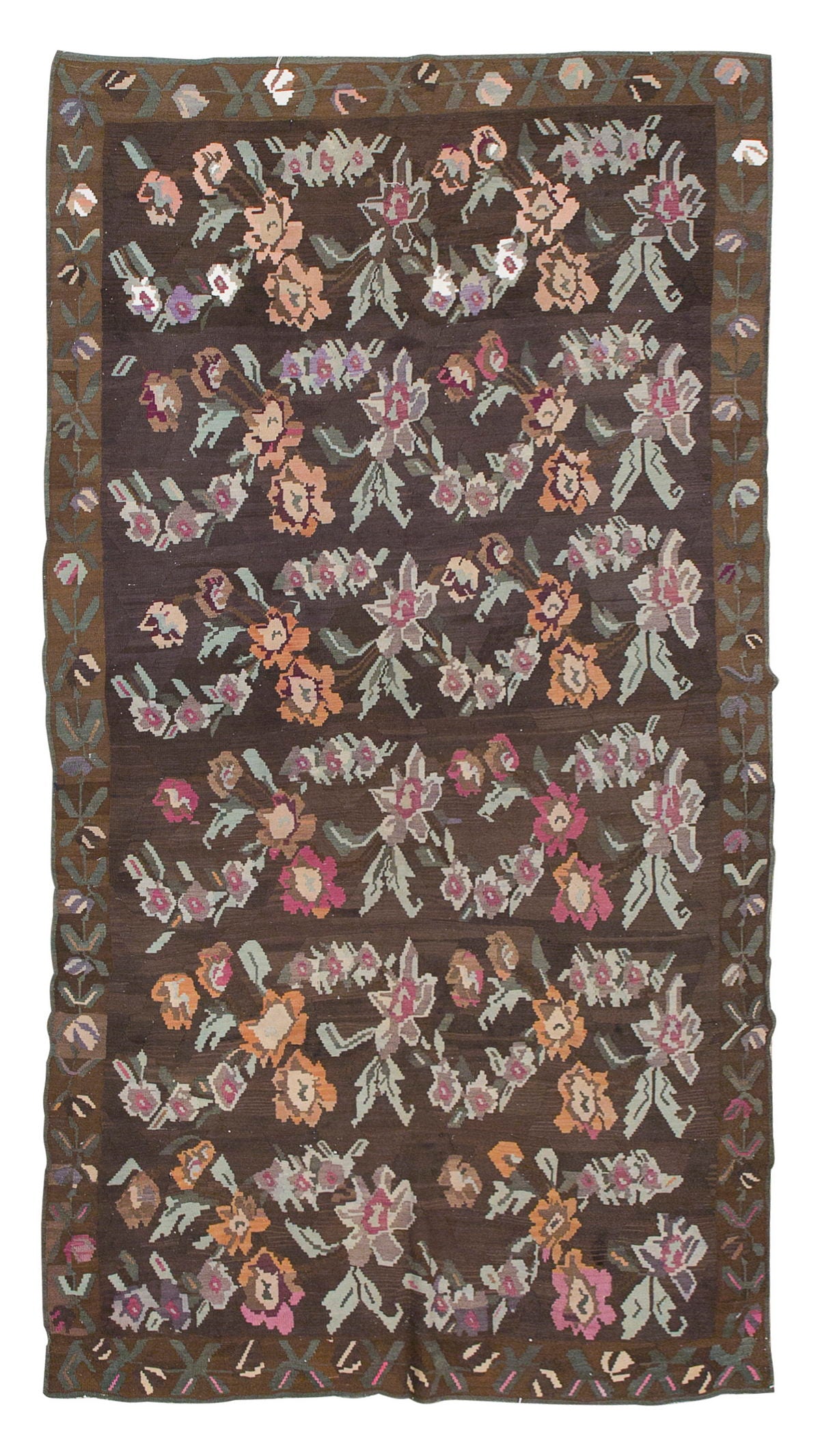 Turkish Moldovian Kilim, 190 x 400 cm / 6'3 x 13'1