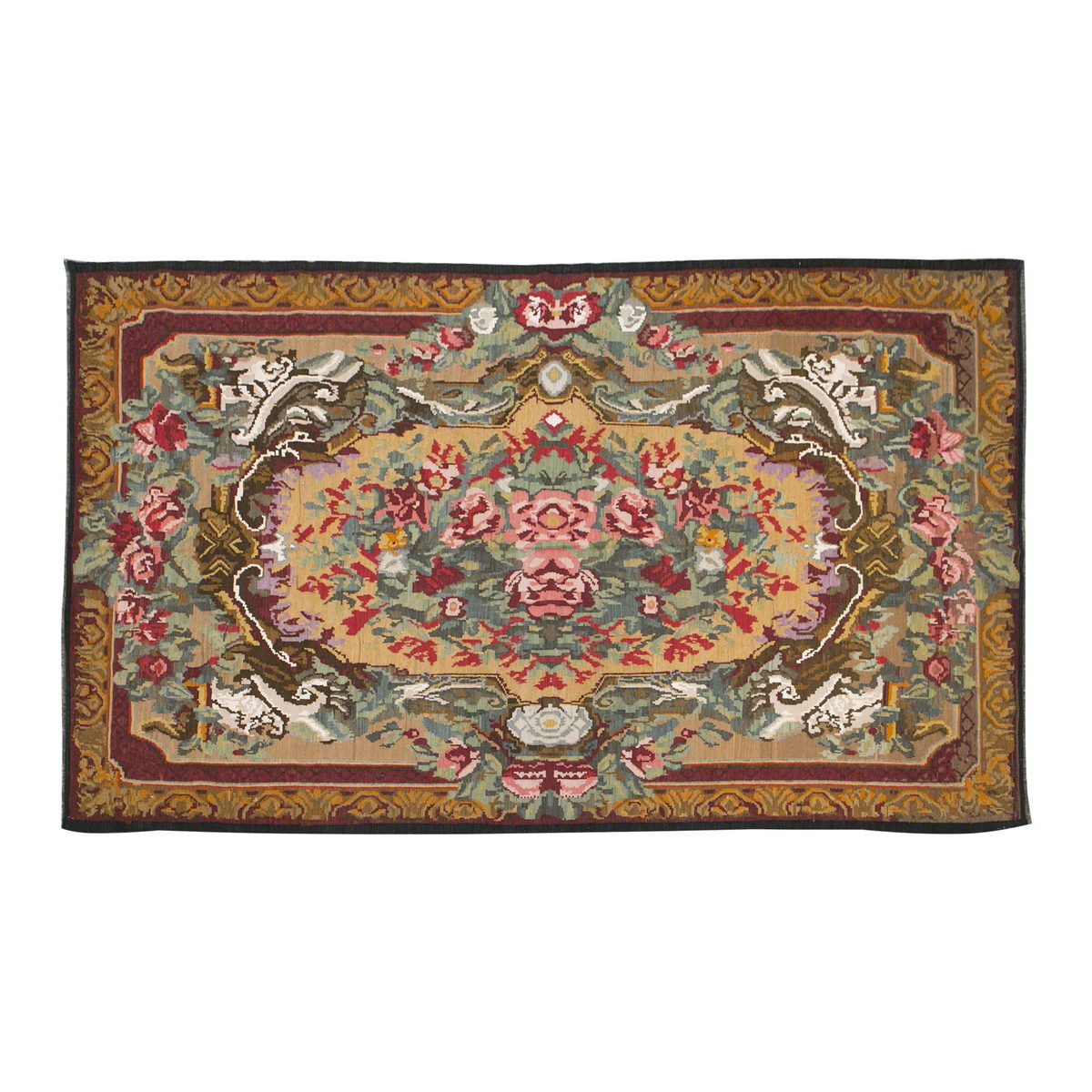 Turkish Moldovian Kilim, 202 x 370 cm / 6'8 x 12'2 feet
