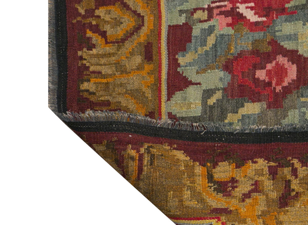 Turkish Moldovian Kilim, 202 x 370 cm / 6'8 x 12'2 feet