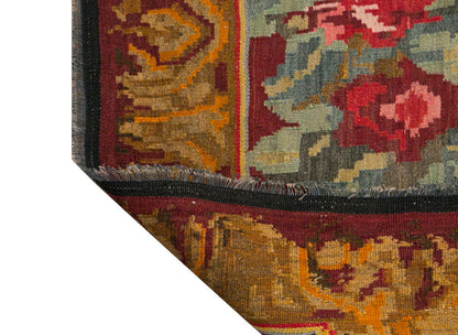Turkish Moldovian Kilim, 202 x 370 cm / 6'8 x 12'2 feet