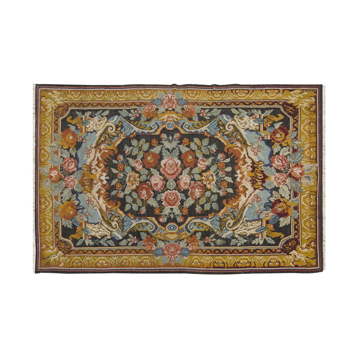 Turkish Moldovian Kilim, 215 x 350 cm / 7 x 11'6 feet