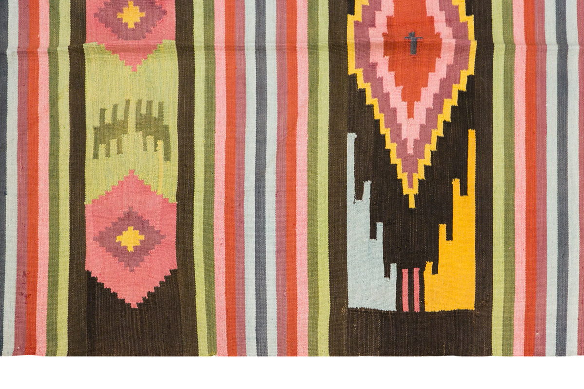 Turkish Moldovian Kilim Runner – 145 x 324 cm / 4'9 x 10'8 feet