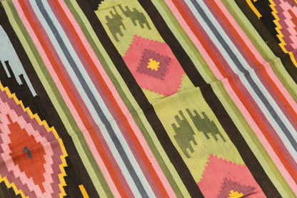 Turkish Moldovian Kilim Runner – 145 x 324 cm / 4'9 x 10'8 feet