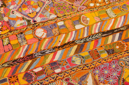 Turkish Moldovian Kilim Runner – 157 x 207 cm / 5'2 x 6'9 feet