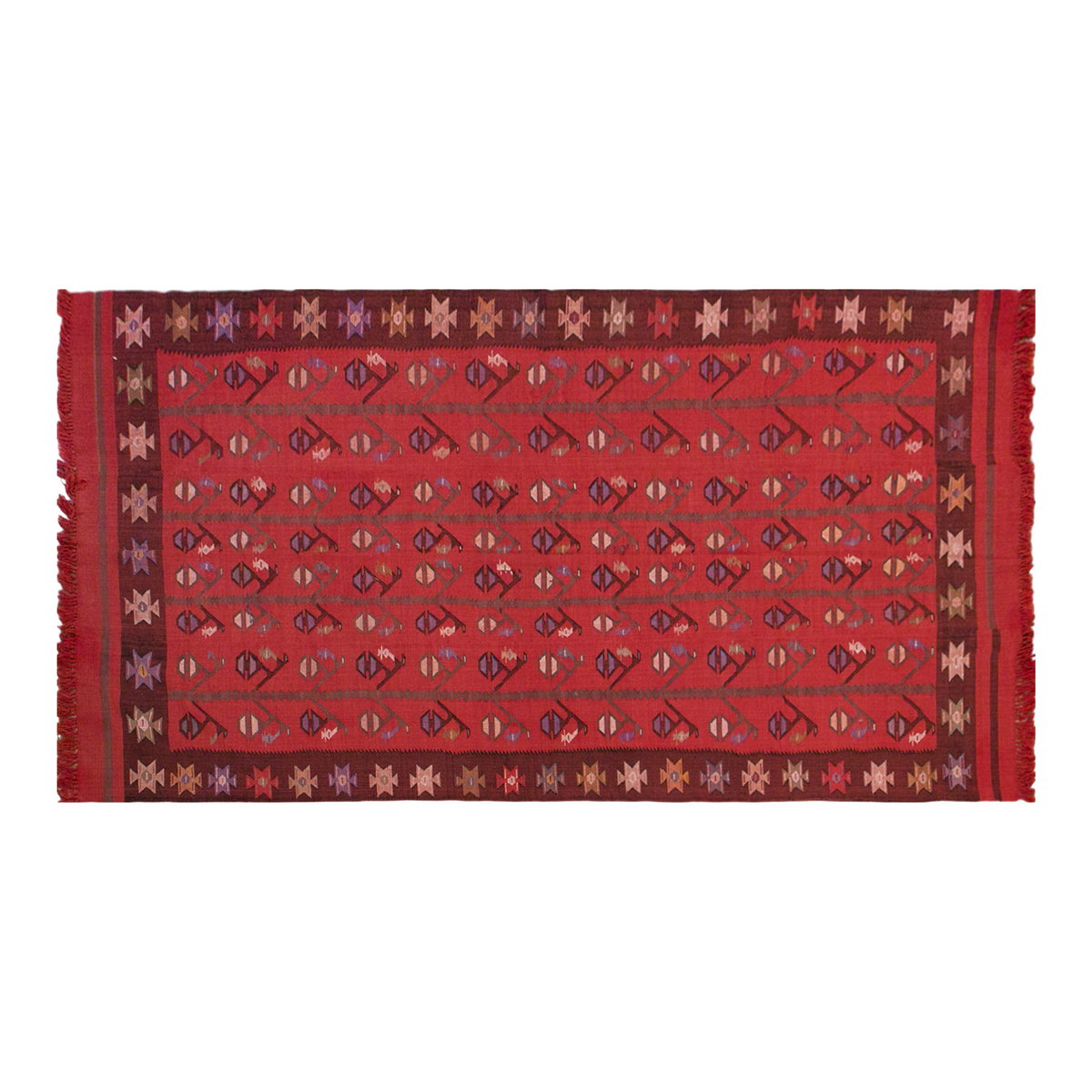 Turkish Moldovian Kilim Runner – 172 x 356 cm / 5'8 x 11'8 feet