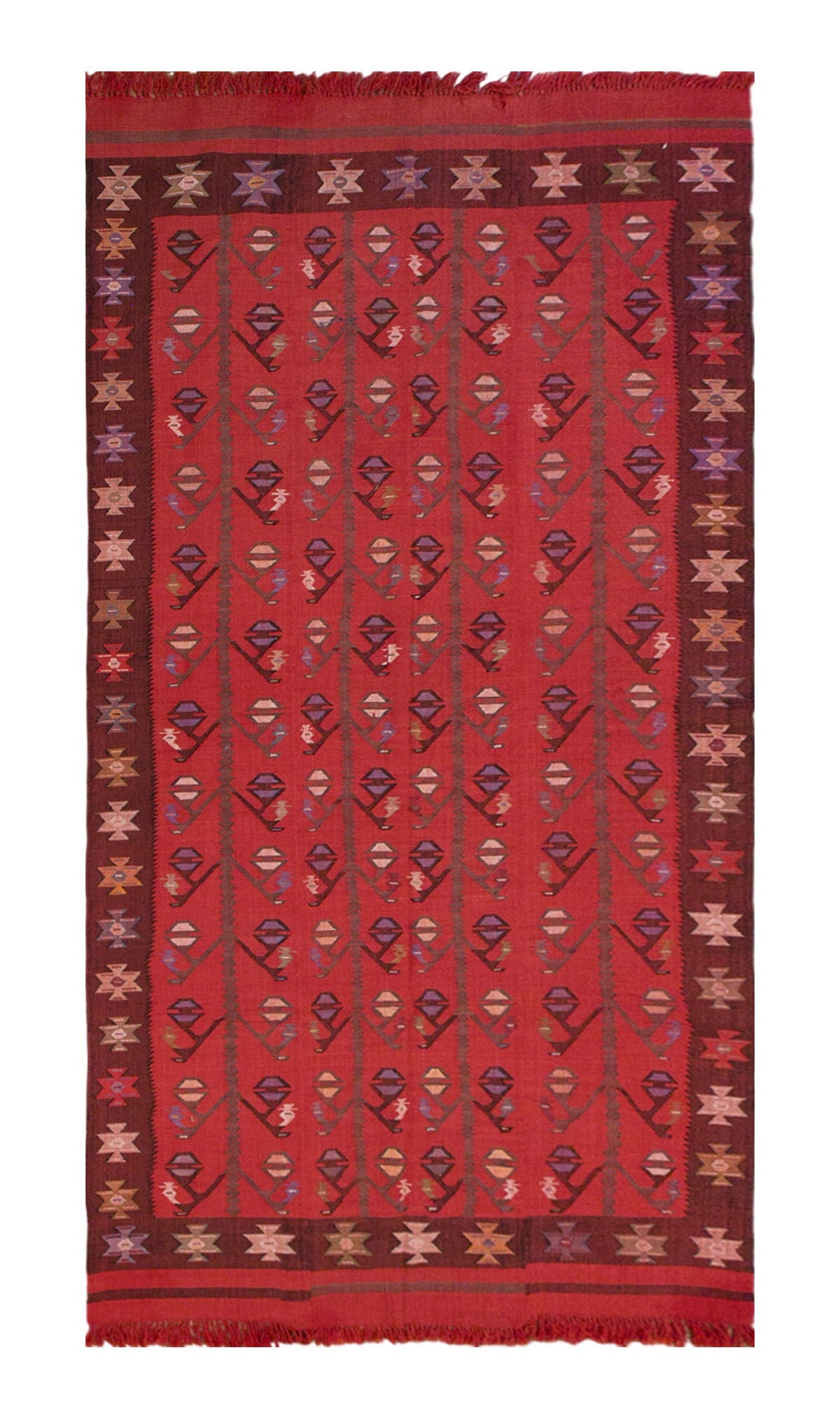Turkish Moldovian Kilim Runner – 172 x 356 cm / 5'8 x 11'8 feet