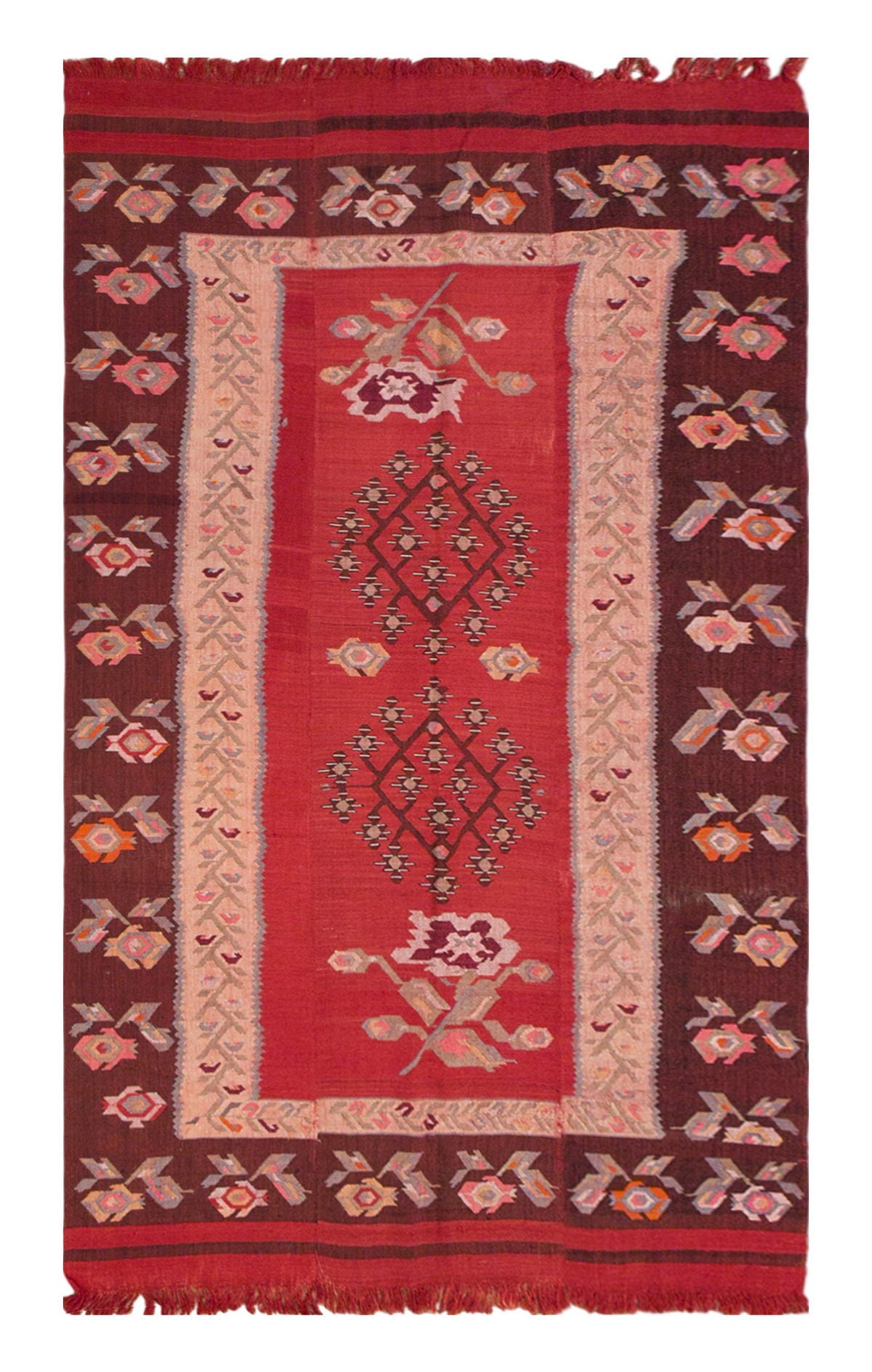 Turkish Moldovian Kilim Runner – 175 x 308 cm / 5'9 x 10'1 feet