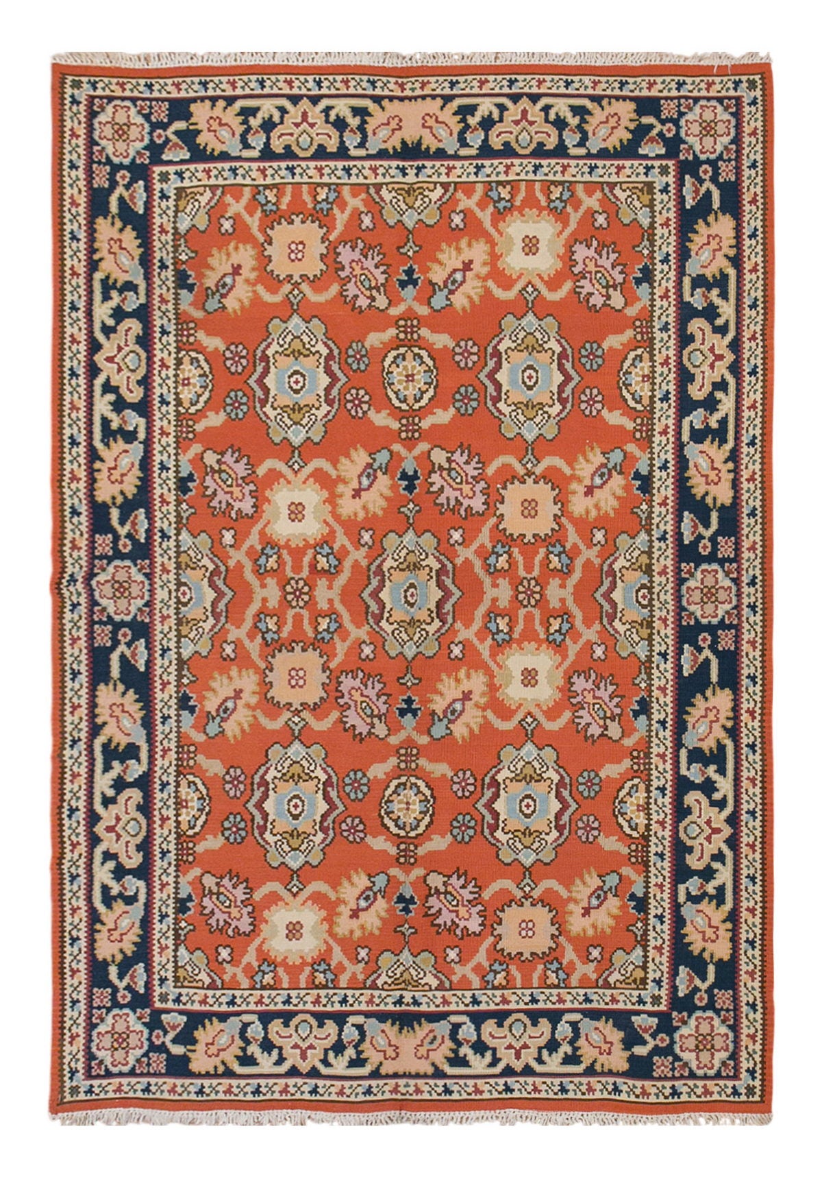 Turkish Moldovian Kilim Runner – 178 x 236 cm / 5'10 x 7'9 feet