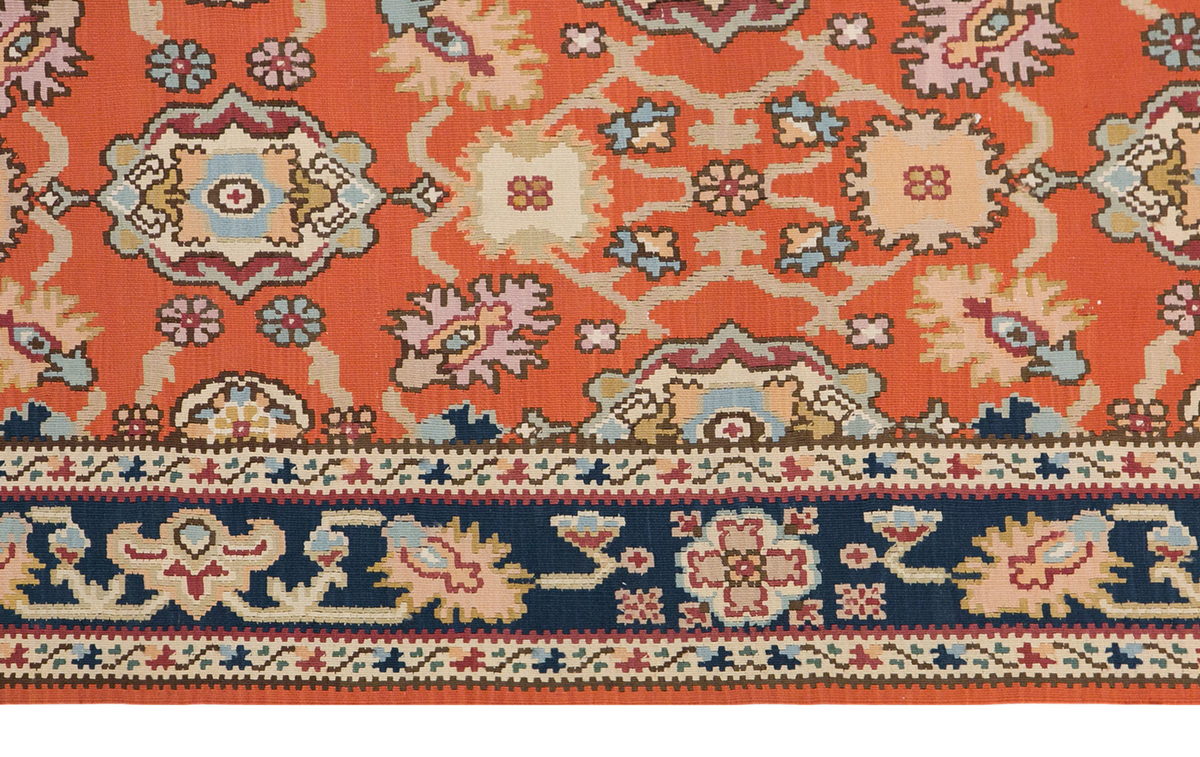 Turkish Moldovian Kilim Runner – 178 x 236 cm / 5'10 x 7'9 feet