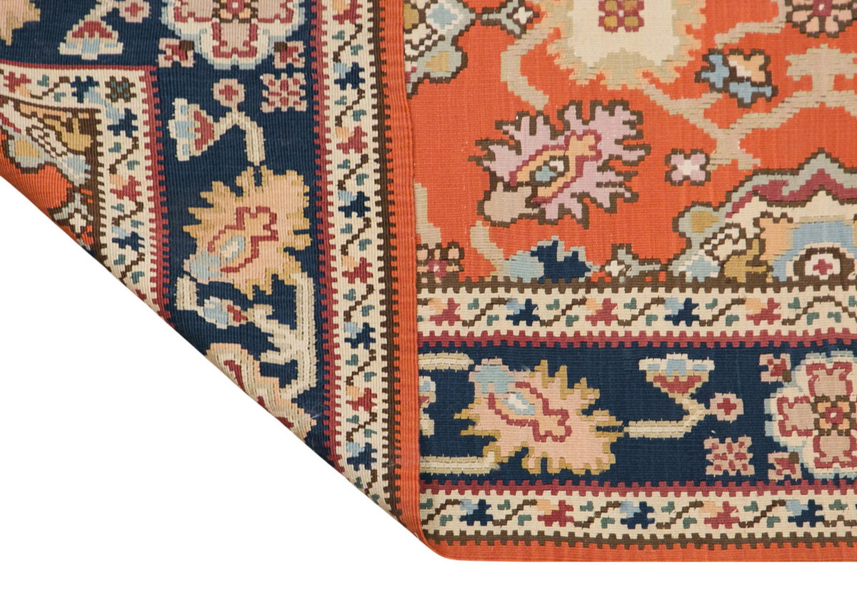 Turkish Moldovian Kilim Runner – 178 x 236 cm / 5'10 x 7'9 feet